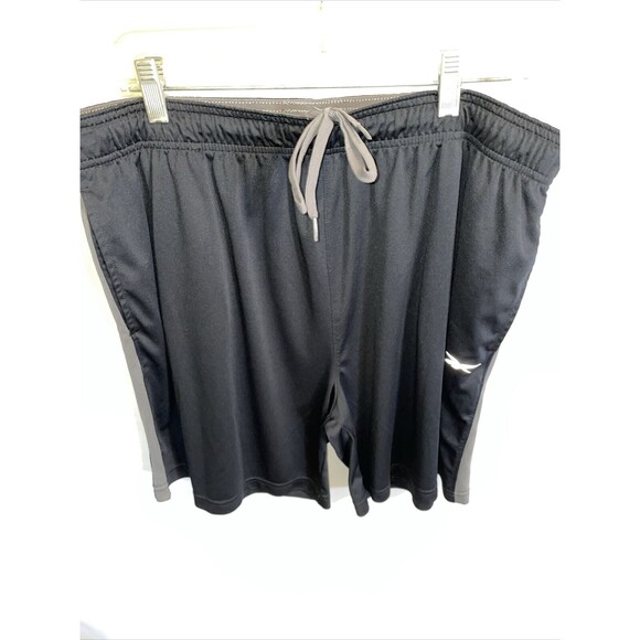 Reebok Athletic Shorts Women's Size XXL Black Drawstring Waist 36 Inseam 8 R 13 - Picture 1 of 12
